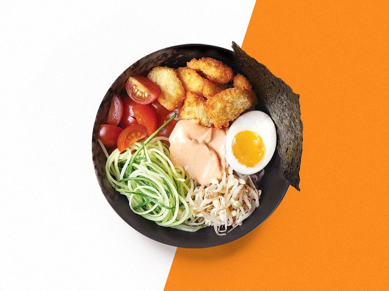 Поке с курицей