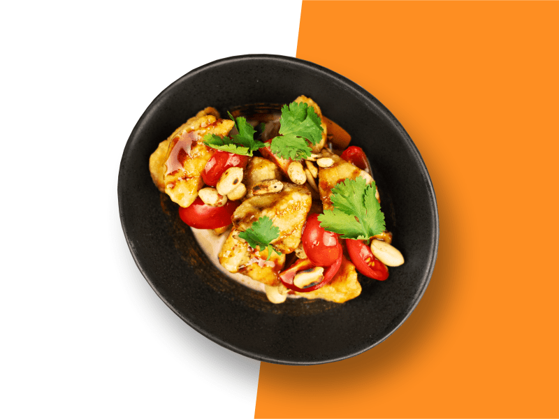 Салат с баклажанами