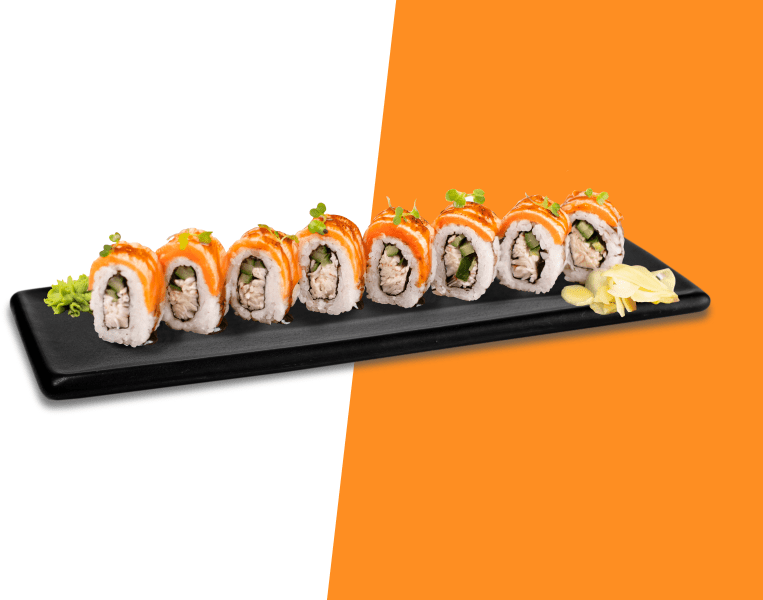 Опаленный лосось