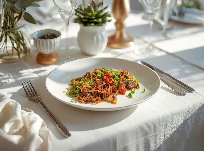 Лапша Удон с говядиной