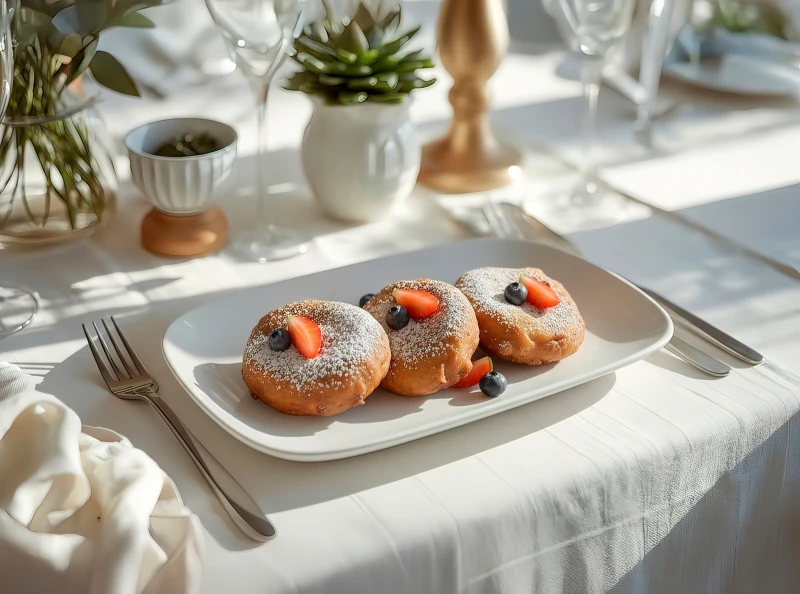 Пончики яблочные