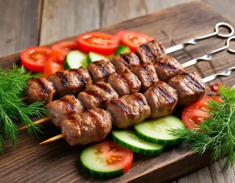 Шашлык из свиной шеи