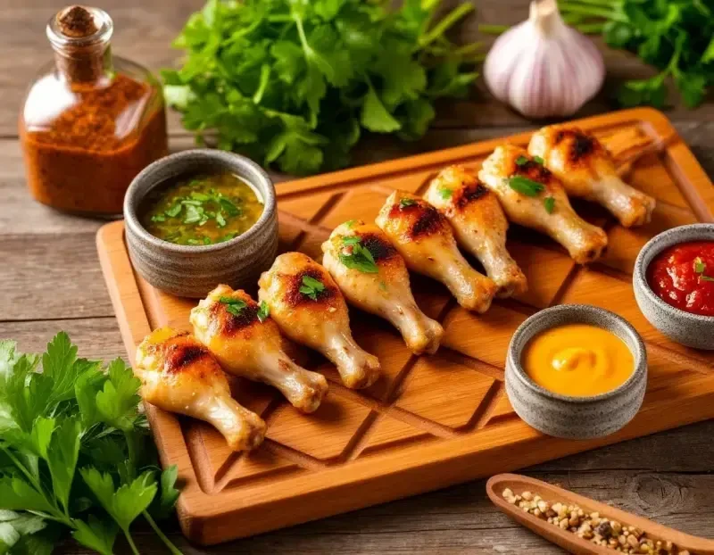 Шашлык из куриной голени