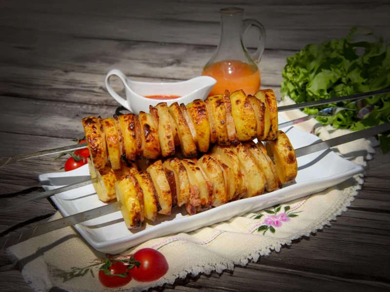 Картофель запечённый на гриле