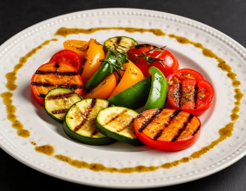 Овощи запечённые на гриле