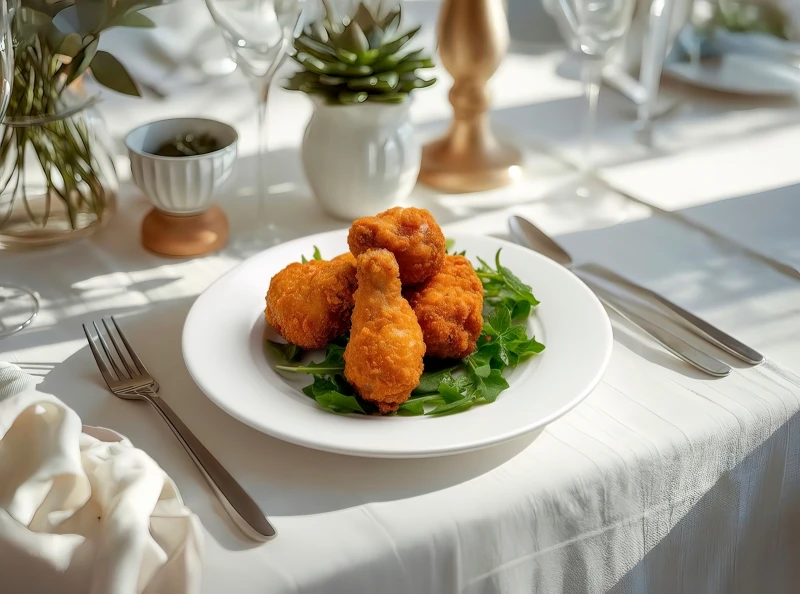 Куриные крылья фри с cоусом Барбекю