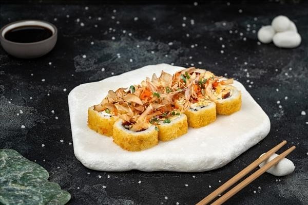 Темпура с угрем и креветкой