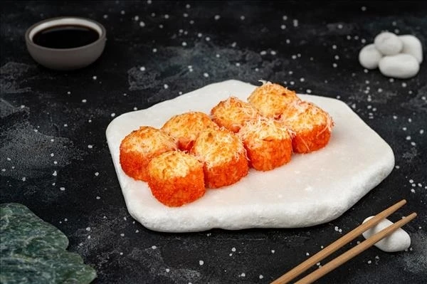 Запеченный с лососем