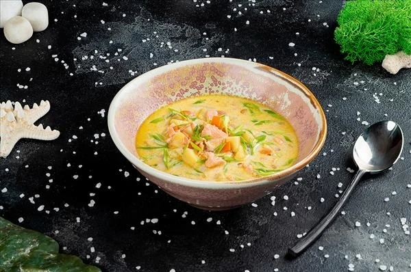 Финская уха с лососем