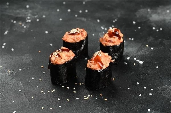 Сет гункан запеченый с креветкой