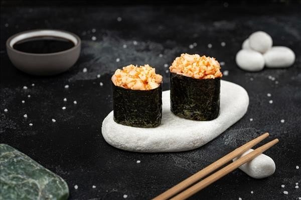 Гункан с креветкой 2 шт