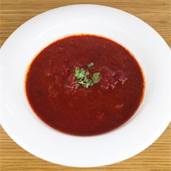 Борщ с пампушками