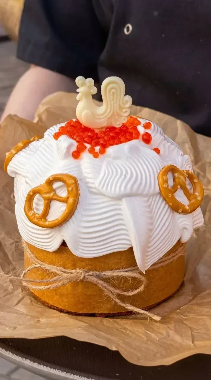 Кулич творожный