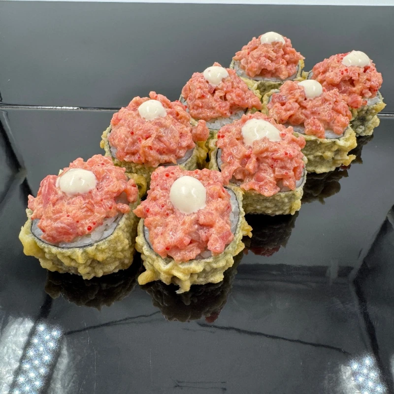 Ролл Вулкан с лососем