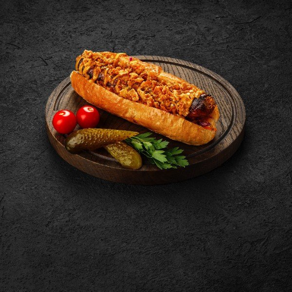 Хот дог с купат куринный 