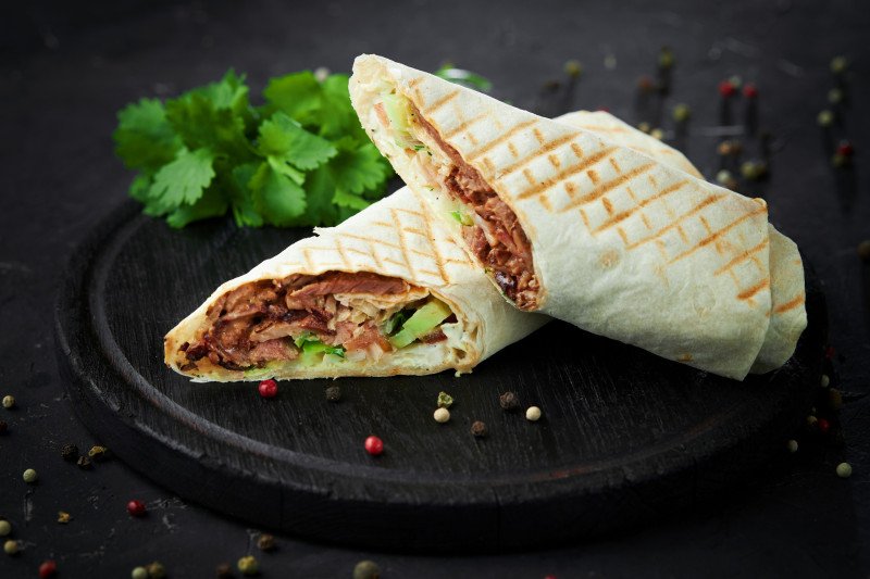 Шаурма со свининой 