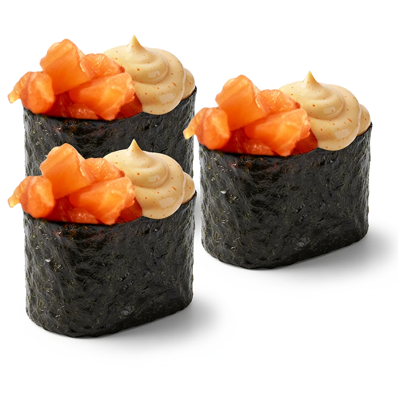 Гунканы Лосось спайси, 3 шт.