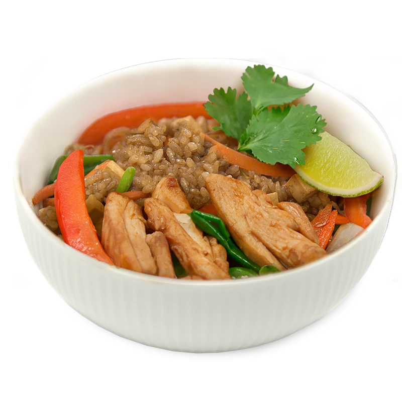 Тяхан унаги с курицей