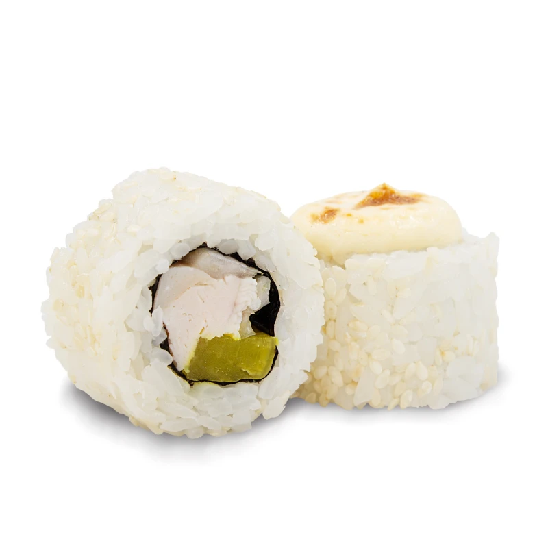 Запеченный ролл Цезарь 