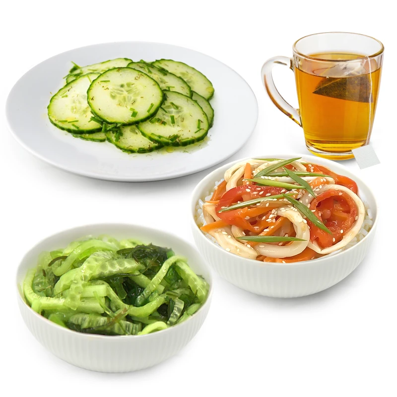 Бенто кальмар с соусом том ям