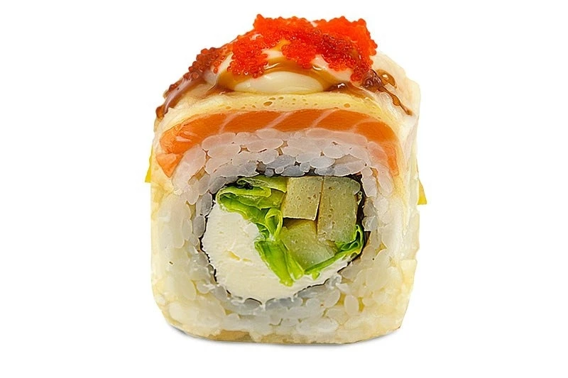 Кранч ролл с лососем