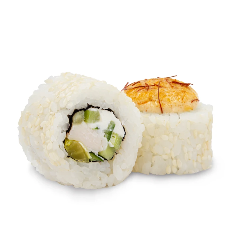 Запеченный ролл с курицей 