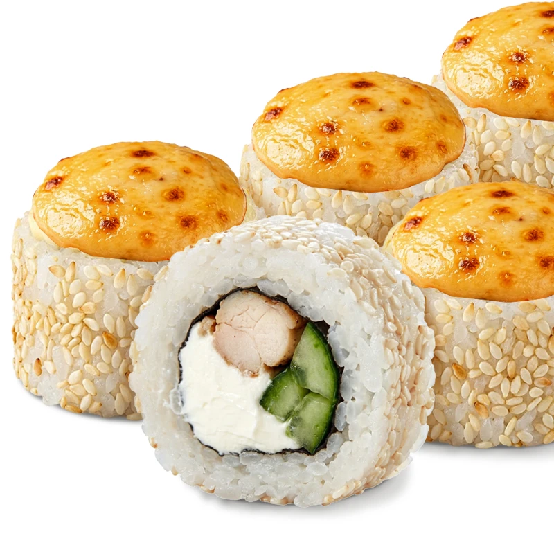 Запеченный ролл с курицей 2.0