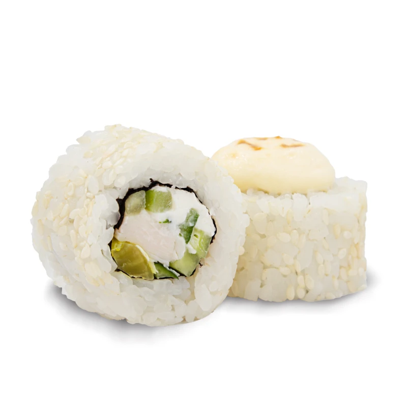 Запеченный ролл с курицей 