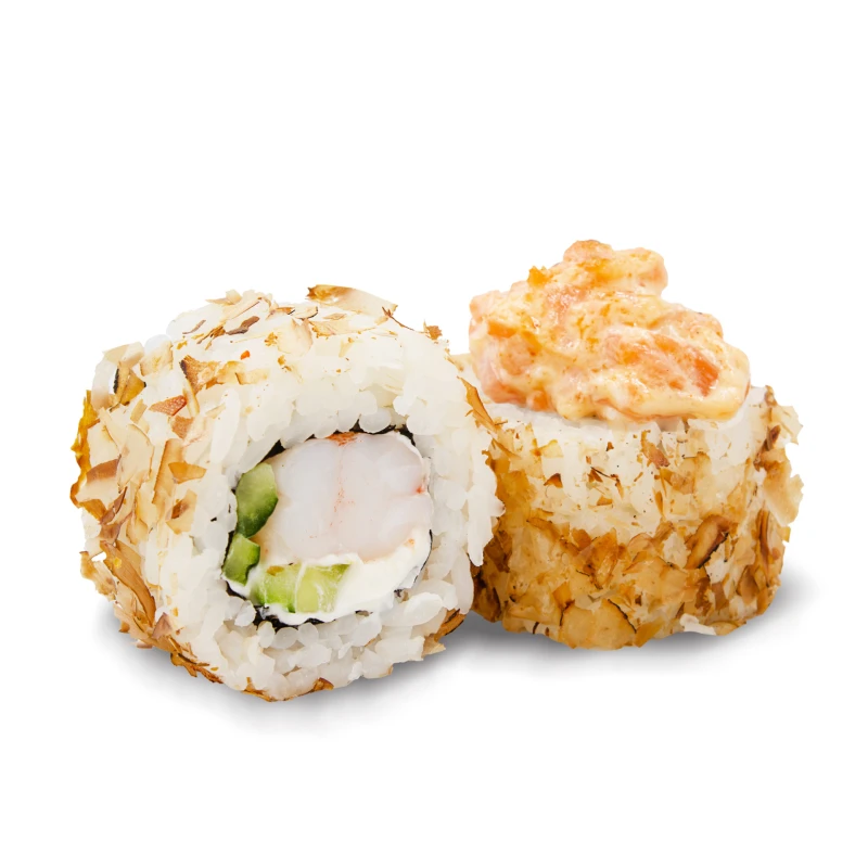 Запеченный ролл Тартар спайси Эби 