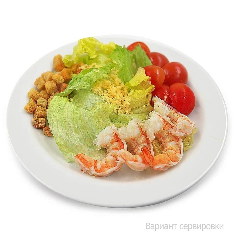 Салат с креветками