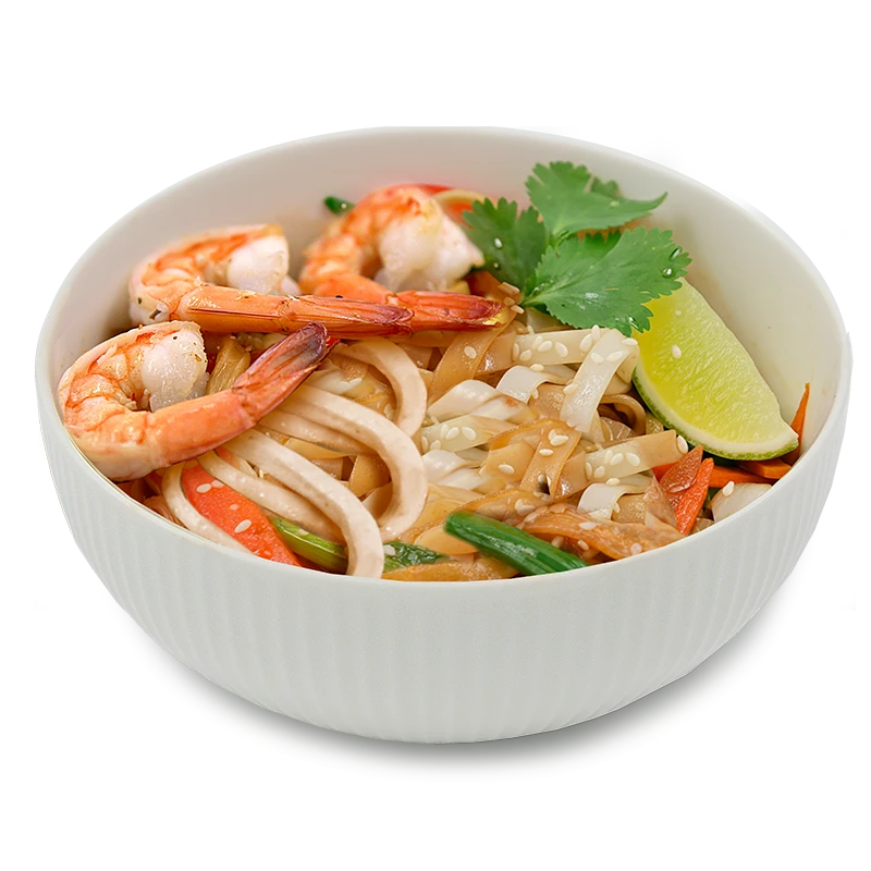 Удон с соусом устрично-перечным с морепродуктами