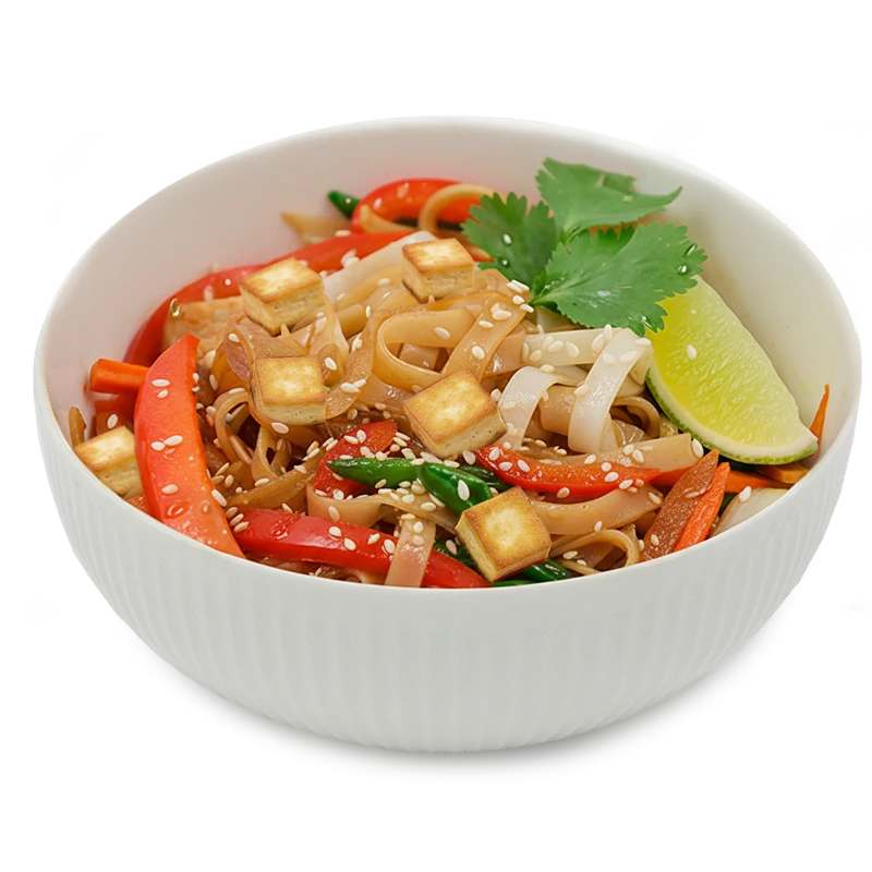 Удон Веган с соусом терияки