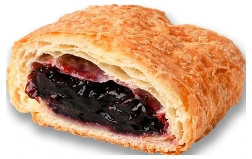 Слойка с черникой