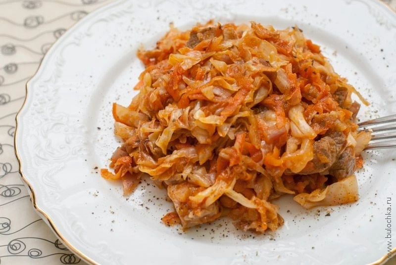 Капуста тушёная 100гр.
