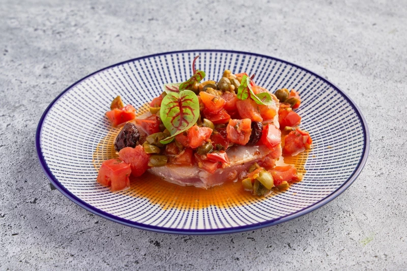 Стейк из тунца по-сицилийски