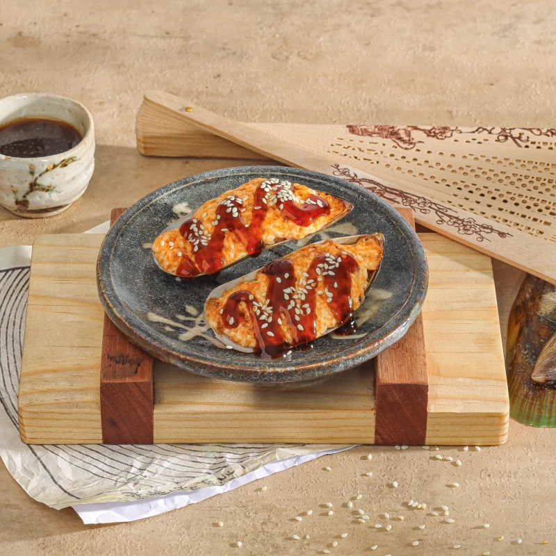 Мидии в фирменном соусе 2шт