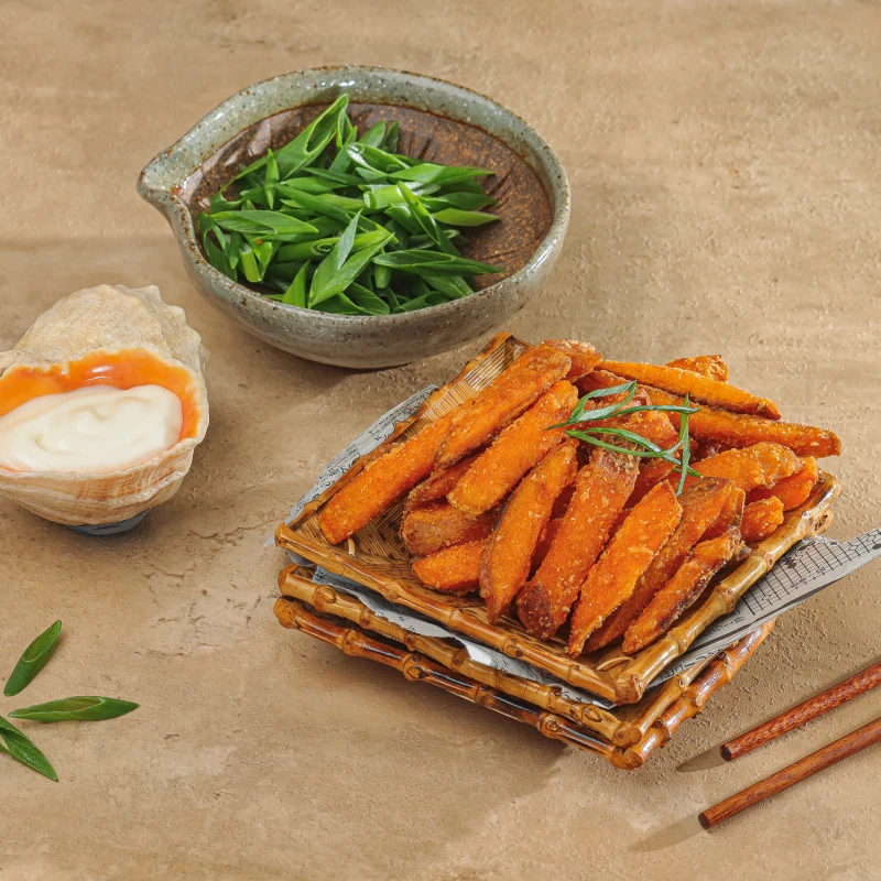 Батат с Юдза соусом