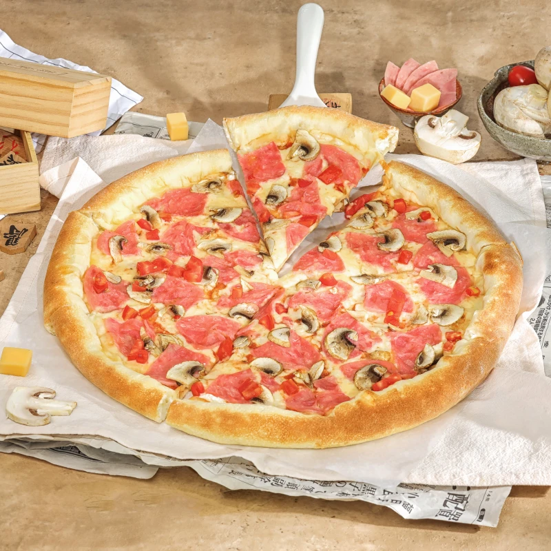 Пицца ветчина грибы