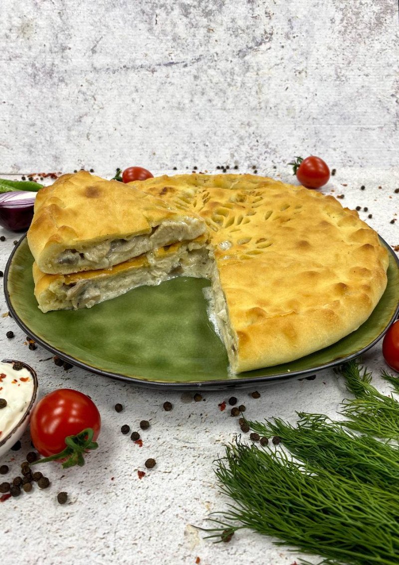 Пирог с жульеном