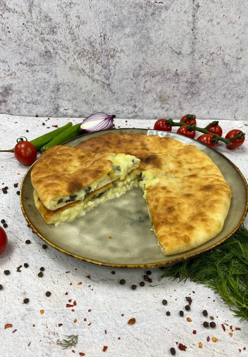 Пирог с сыром и шпинатом