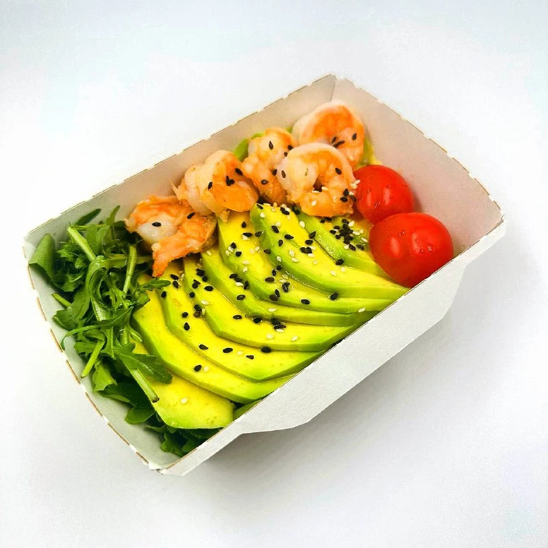 Креветки с авакадо