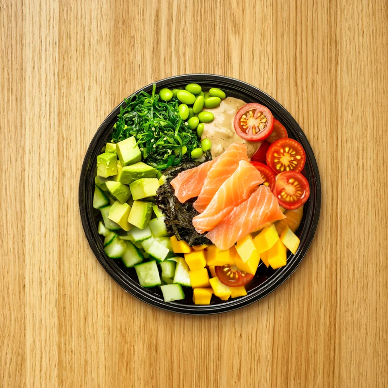 Поке с лососем