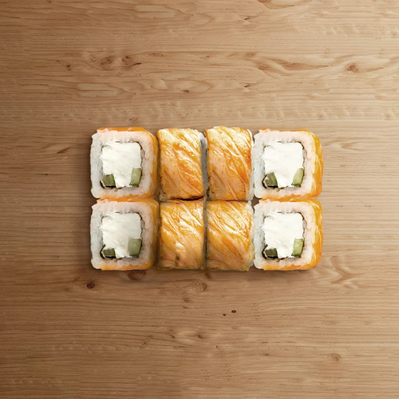 Ролл Филадельфия запеченая