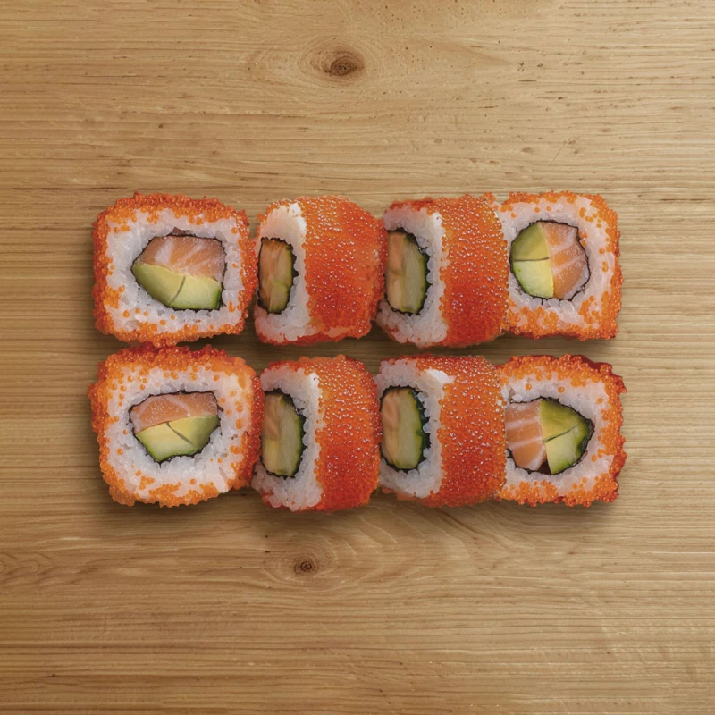 Ролл Калифорния с Лососем