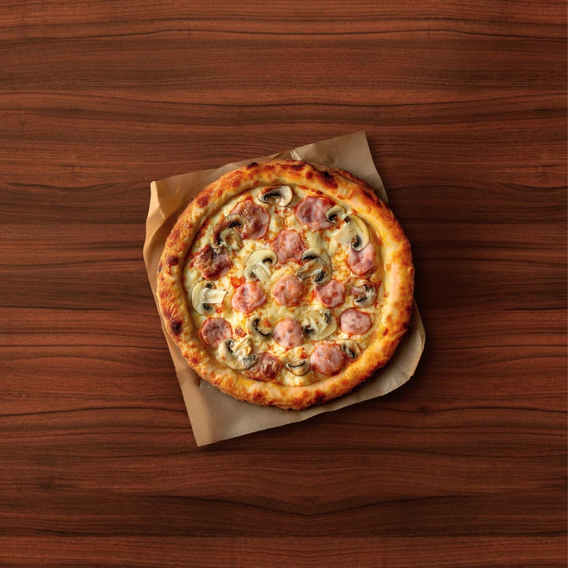 Ветчина и грибы