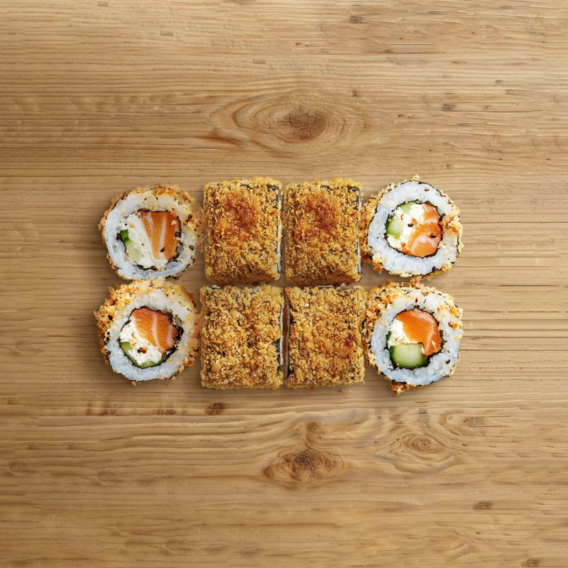 Ролл Эби Темпура с лососем