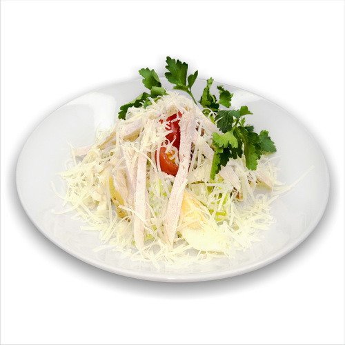 Салат Цезарь с курицей