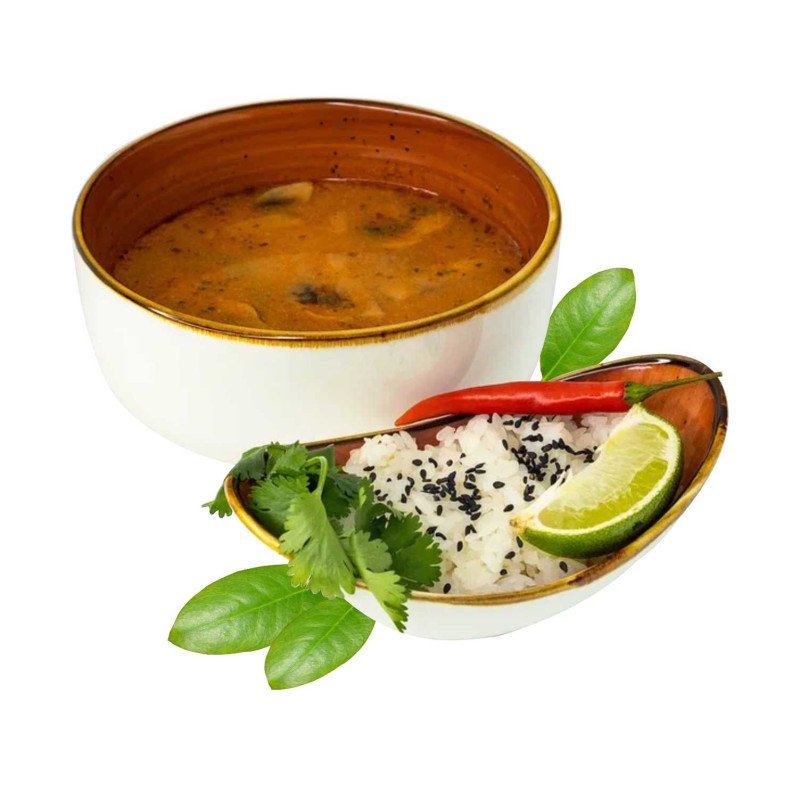 Том Ям с курицей с кокосовым молоком