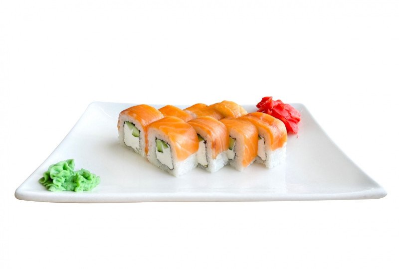 Роллы Филадельфия с огурцом Лайт