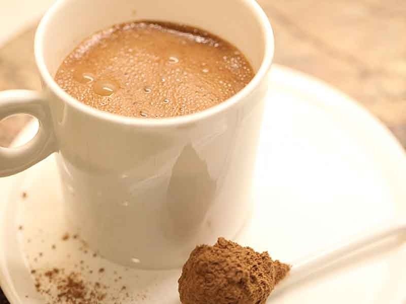 Какао с молоком